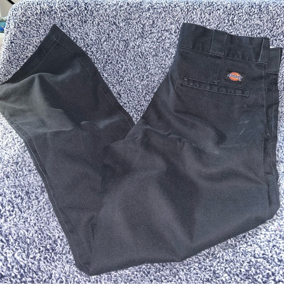Dickies Flex Slim Taper Pants in Black and Tan - Picture 5 of 8